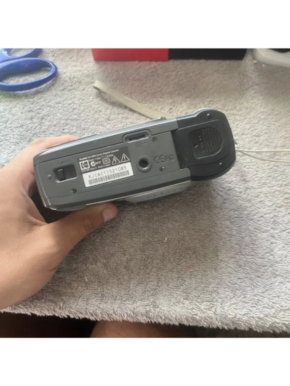 Kodak DC3400 Zoom Digital Camera 2.0 Megapixel ~ Untested